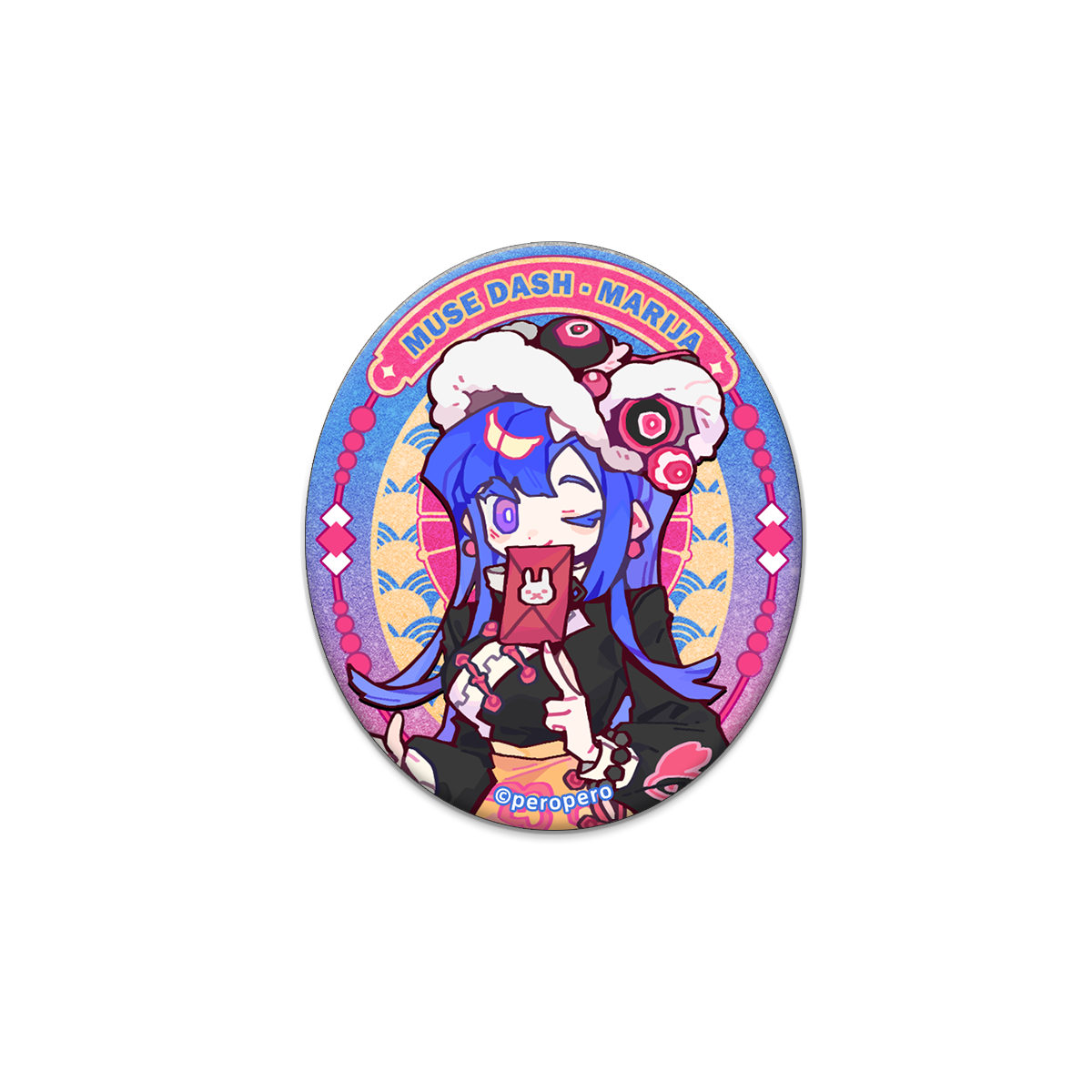 Muse Dash China Dress Badge