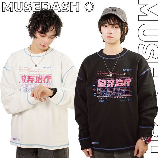 "Muse Dash" Music-pack Give Up Treatment Sweatshirt