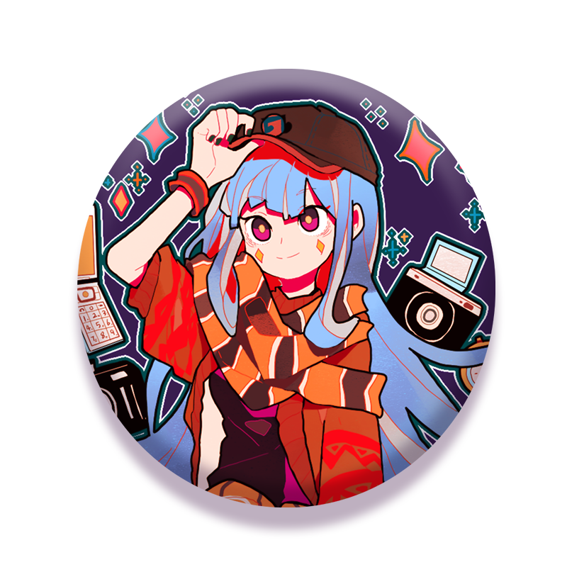 "Muse Dash" Halloween Gothic Badge