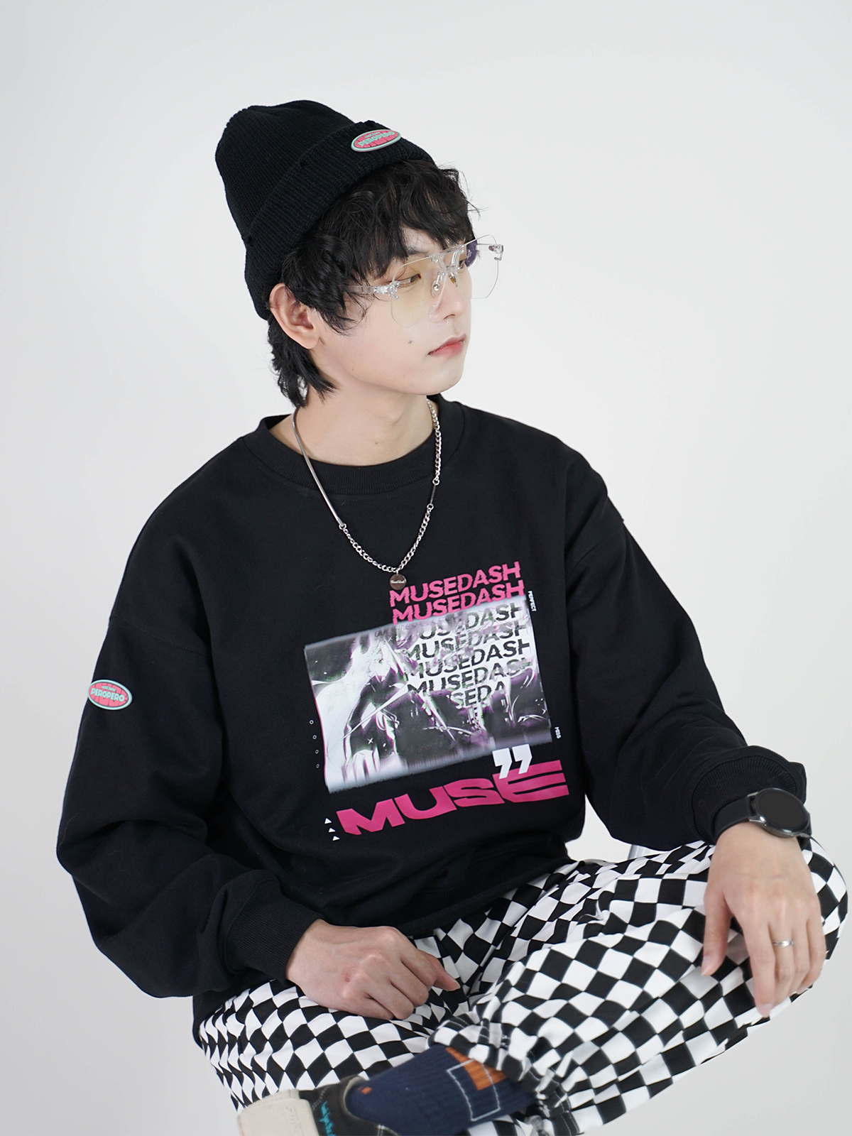 Muse Dash Psychedelic Electro Dizz Marija Sweatshirt