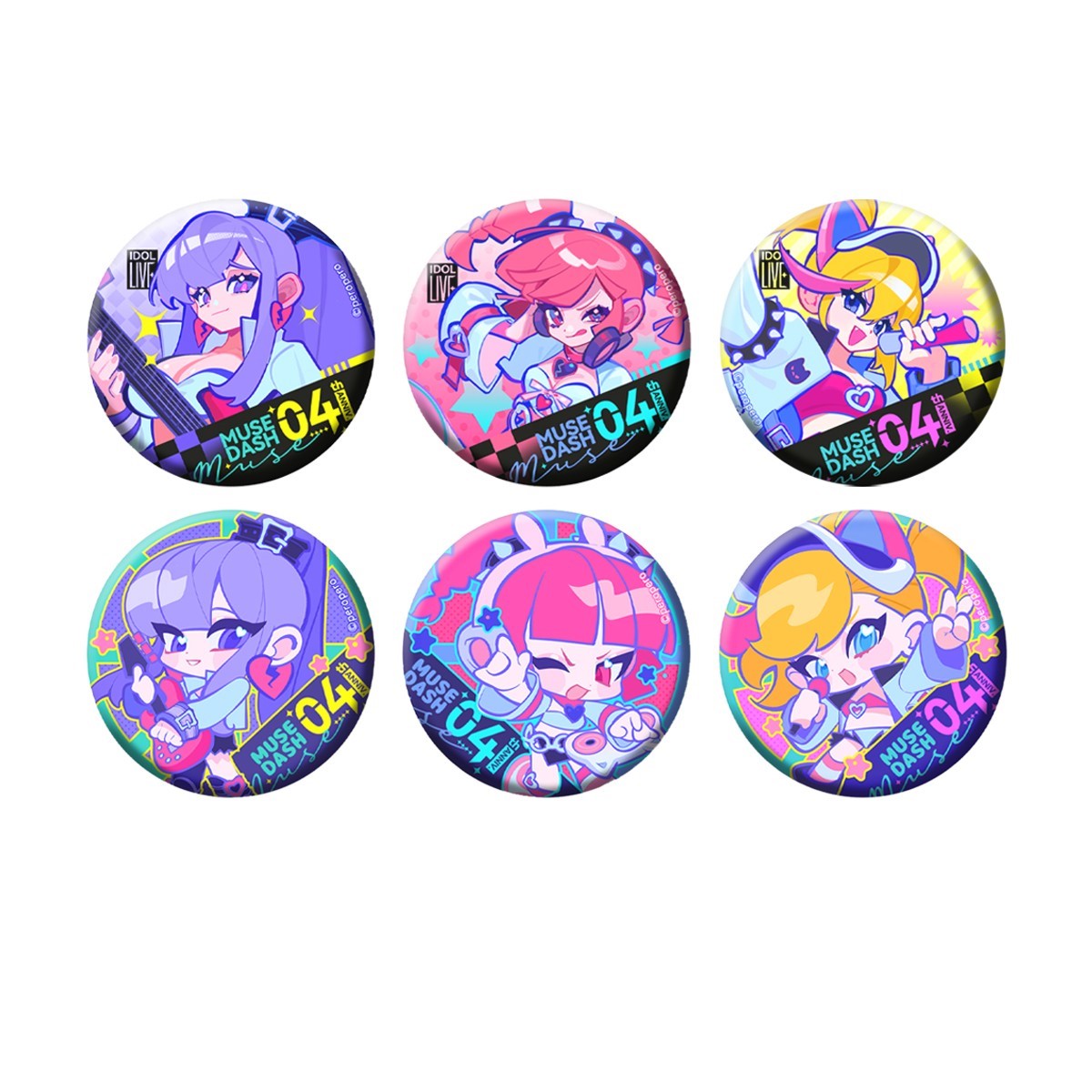 Muse Dash IDOL LIVE 4th Anniv. Badge