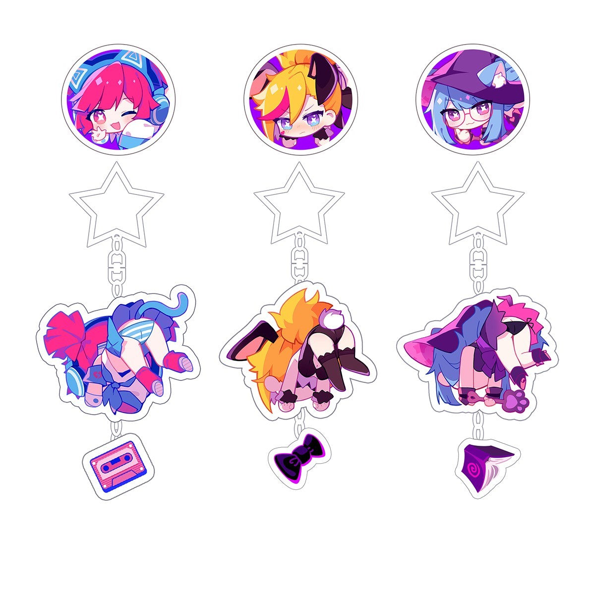 "Muse Dash" Panties Is The Essence Acrylic Pendant