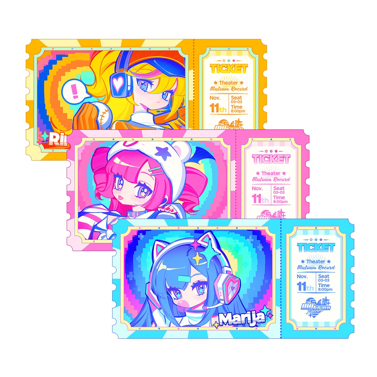 Mutown Laser Ticket Stub