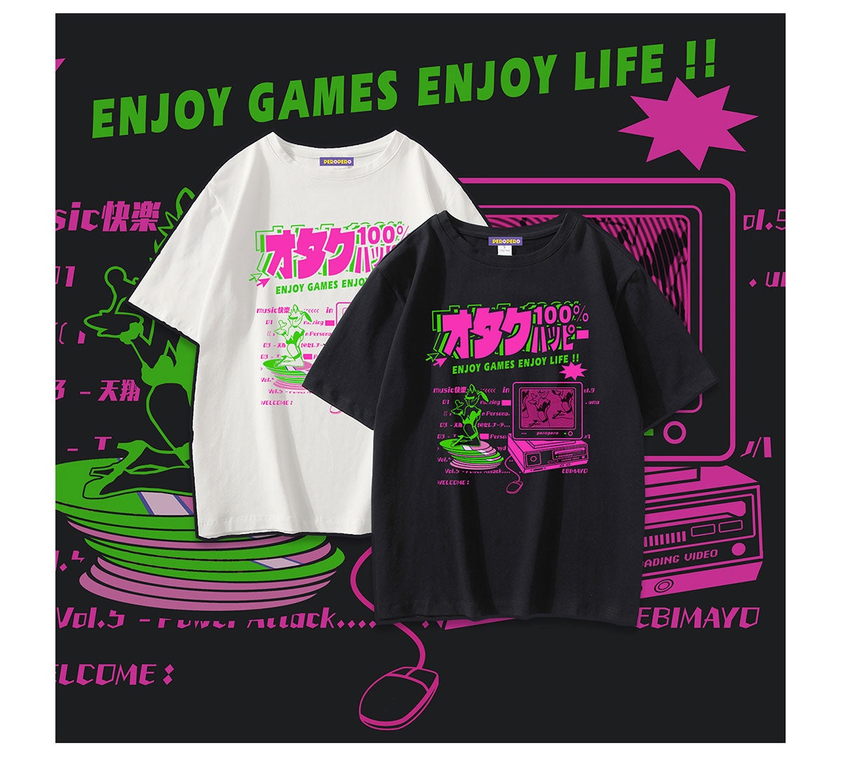"Muse Dash" Music-pack Happy Otaku T-shirt
