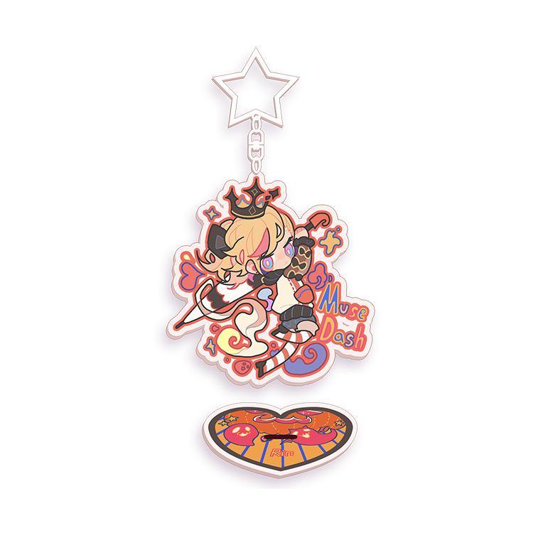 【Muse Dash】万圣节哥特风 角色立牌 亚克力 钥匙扣 挂件 - peropero store
