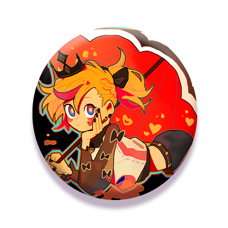 "Muse Dash" Halloween Gothic Badge