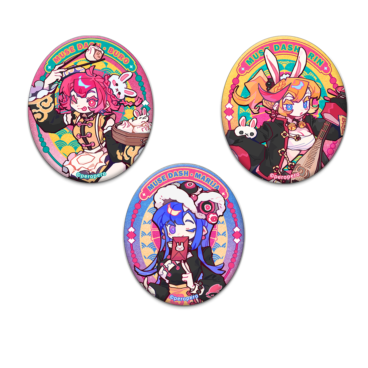 Muse Dash China Dress Badge