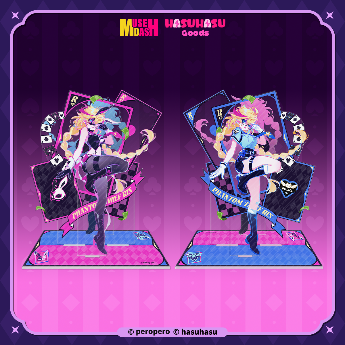 【pre-sale】MuseDash - Phantom Thief Rin - Multi-characters Acrylic Stand - Portrait