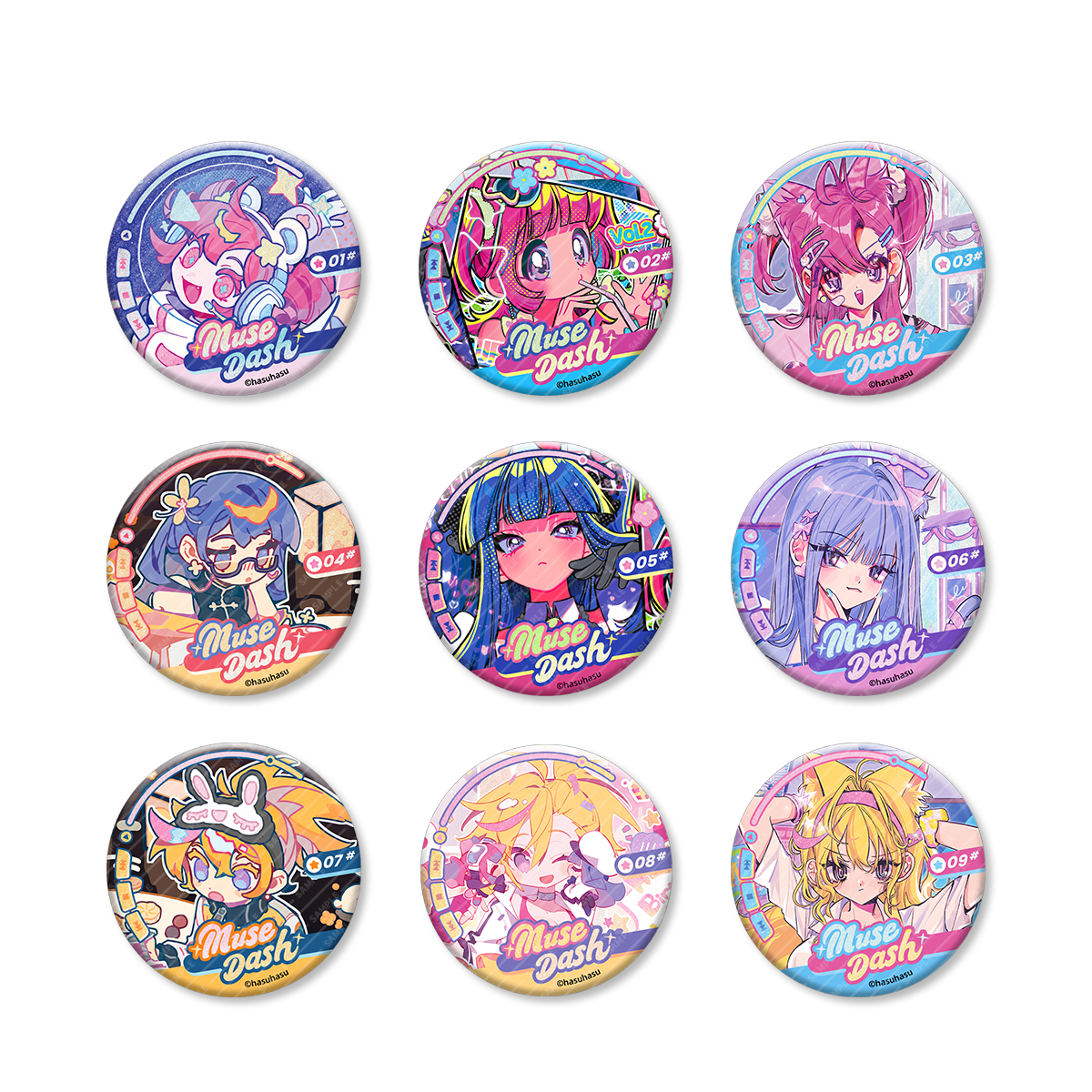 ミューズダッシュ Rhyme Percepteバッジ ブラインドボックス