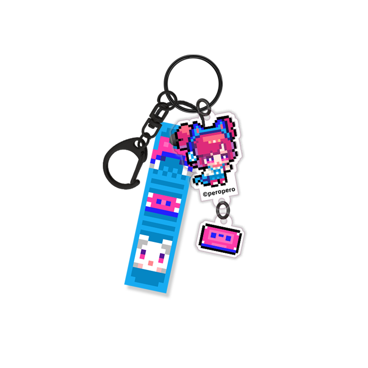 Muse Dash Pixel Dimension PVC Strap Character Keychain