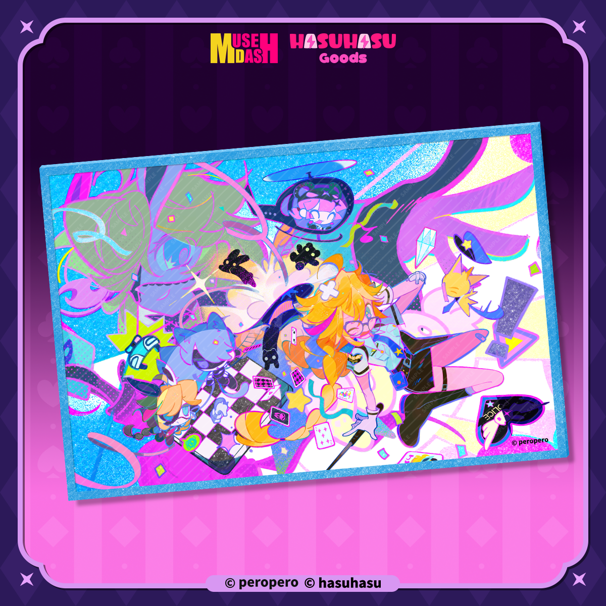 【pre-sale】MuseDash - Phantom Thief Rin - Glitter Shikishi