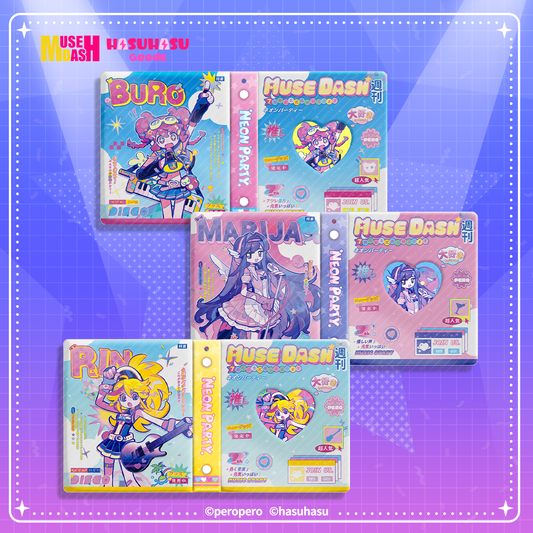 Muse Dash Neon Party 2-pocket Refillable Card Album