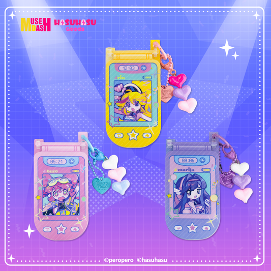 Muse Dash Neon Party Mobilephone-shaped Acrylic Mirror