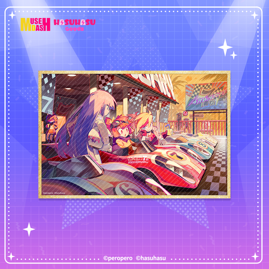 Muse Dash Neon Party 7th Anniversary Acrylic Shikishi
