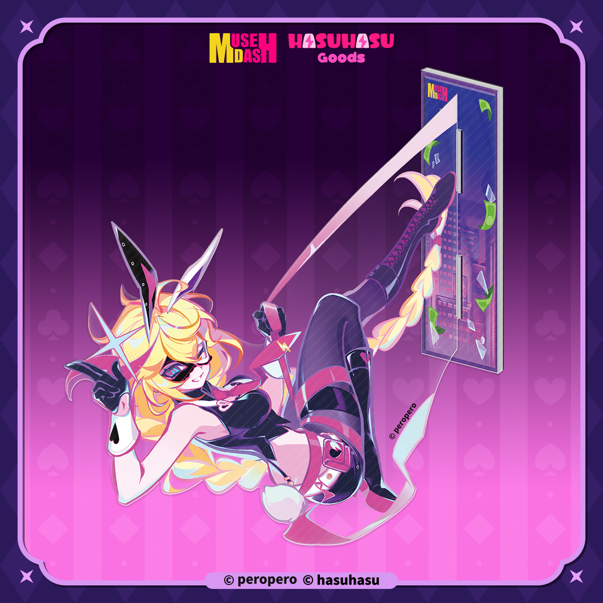 【pre-sale】MuseDash - Phantom Thief Rin - Acrylic Magnet - Victory Scene