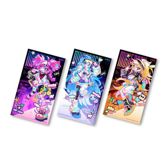 【 pre-sale 】Muse Dash| Rhythm Street  | Raster Postcard