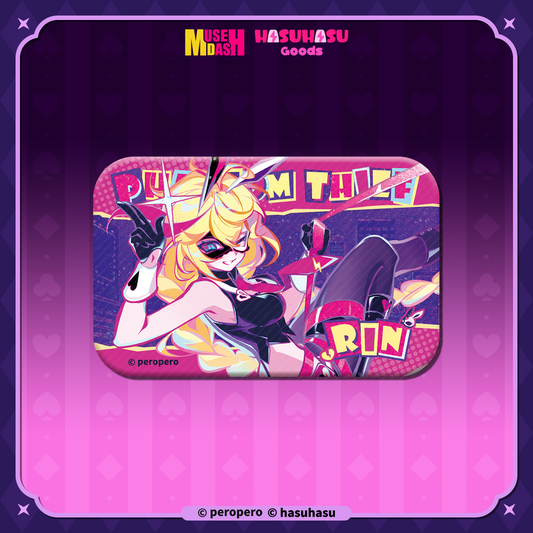 【pre-sale】MuseDash - Phantom Thief Rin - Square Badge - Victory Scene