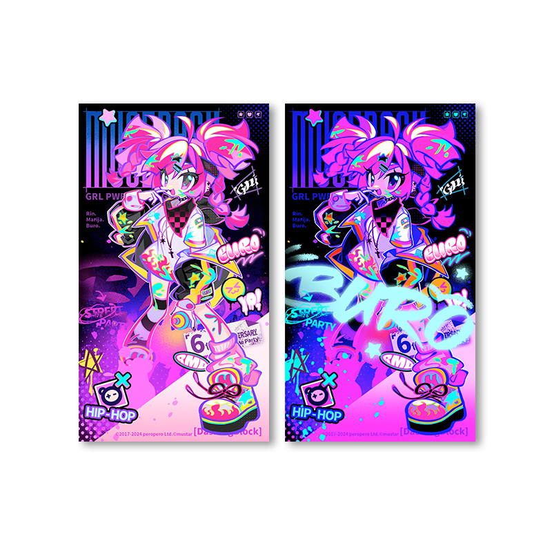 【 pre-sale 】Muse Dash| Rhythm Street  | Raster Postcard