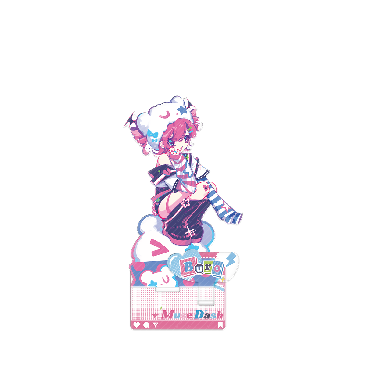 Theme Merch Released&nbsp;Muse Dash Mutown new ver.2 Double-layer Standee