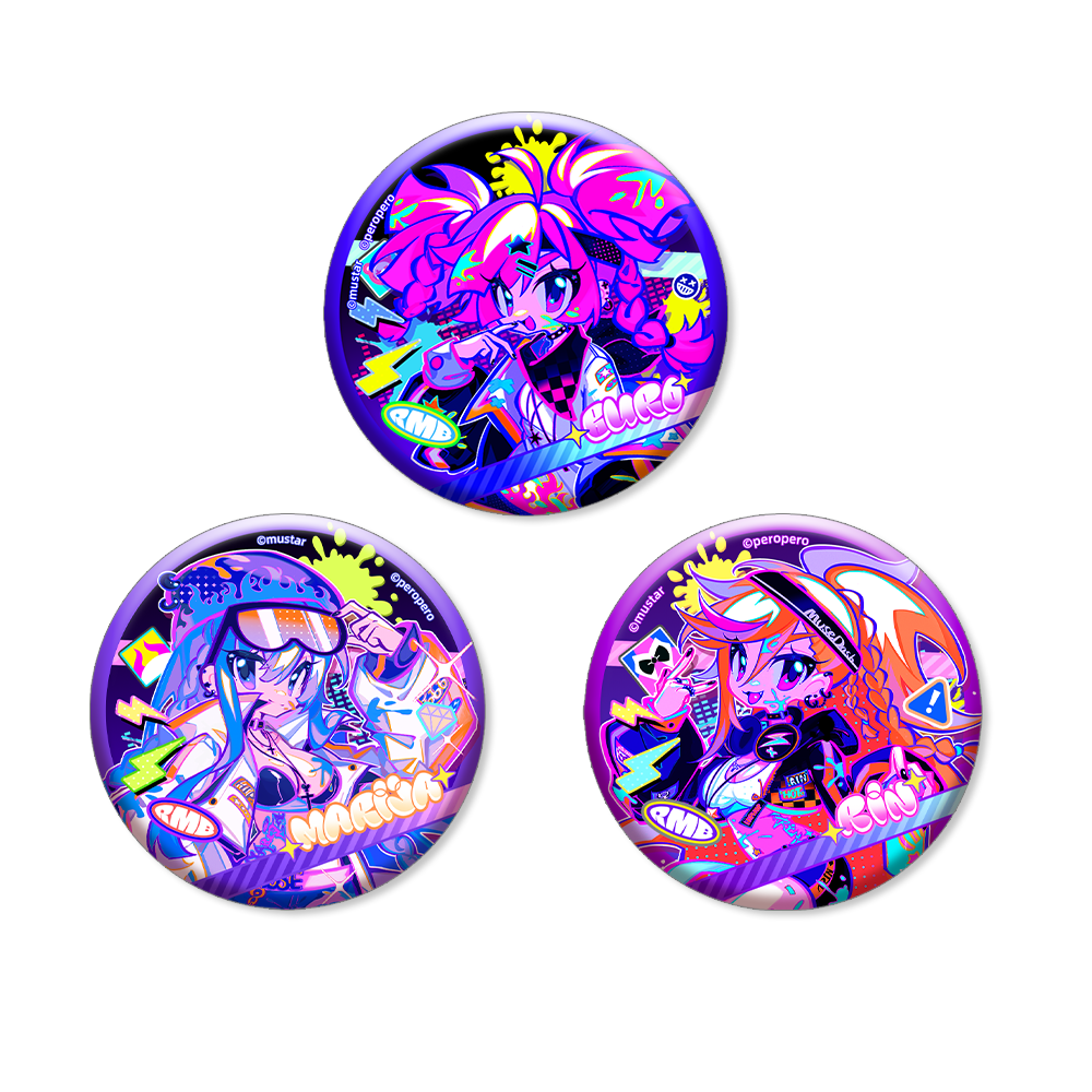 【 pre-sale 】Muse Dash| Rhythm Street  | Raster Badge