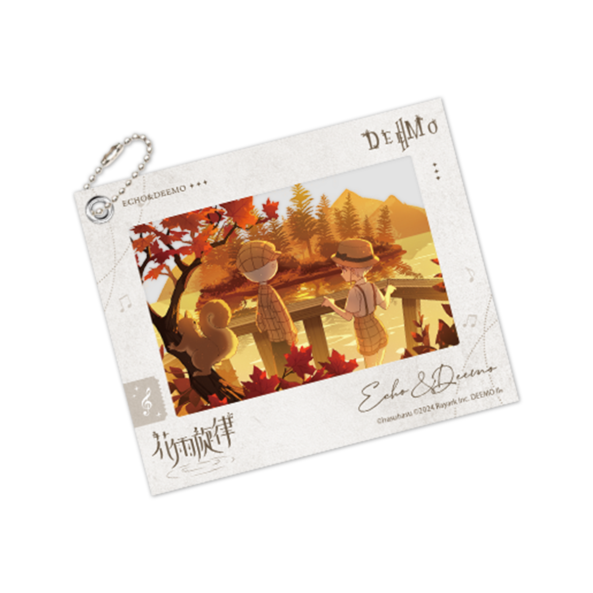 DEEMO II| Dawn of Flower Rhythm |Paper Clip Photo Card Pendant