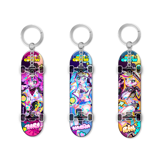 【 pre-sale 】Muse Dash| Rhythm Street  | Fingertip Skateboard Pendant