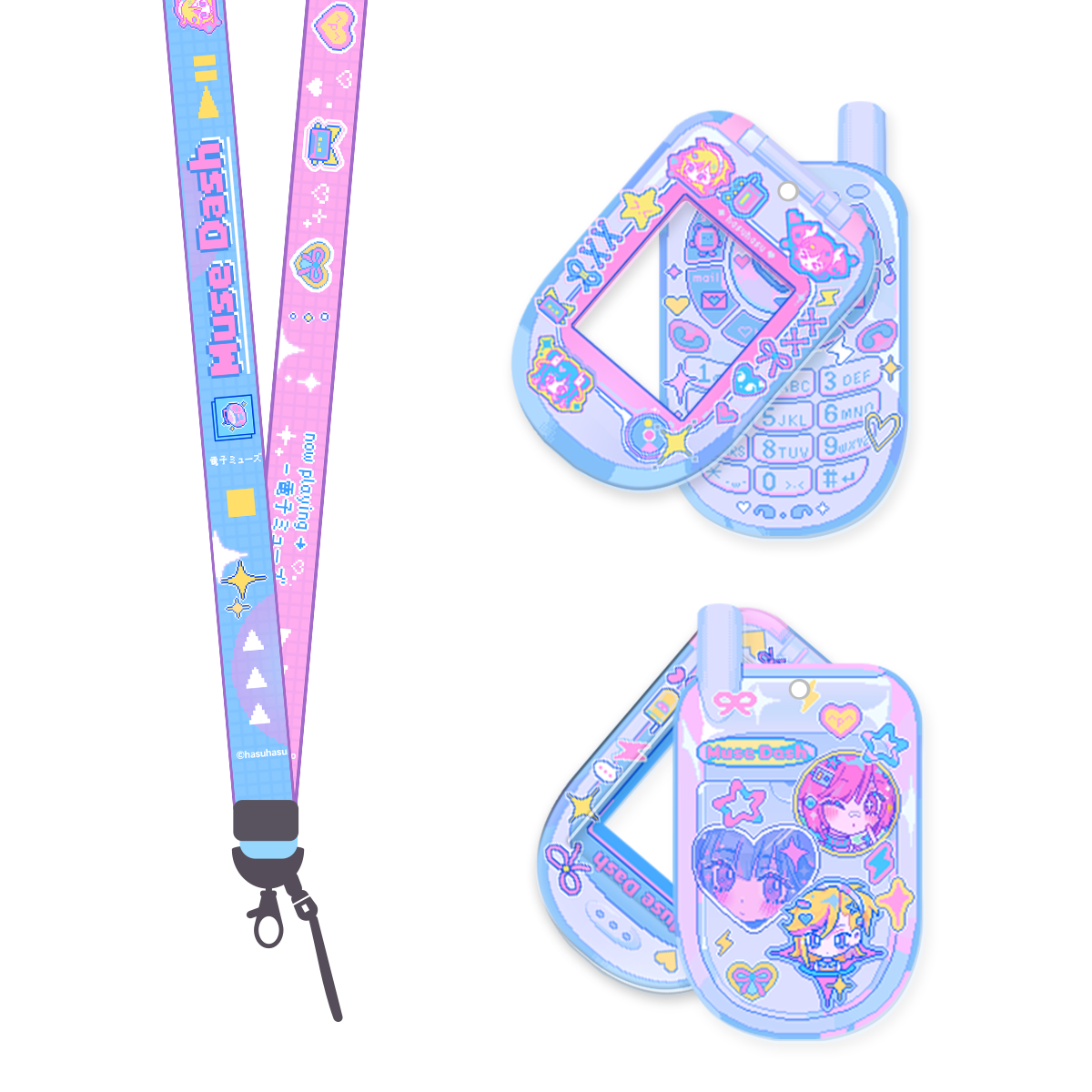 【Pre-Sale】Muse Dash | Electronic Muse | Phone Card Holder + Lanyard