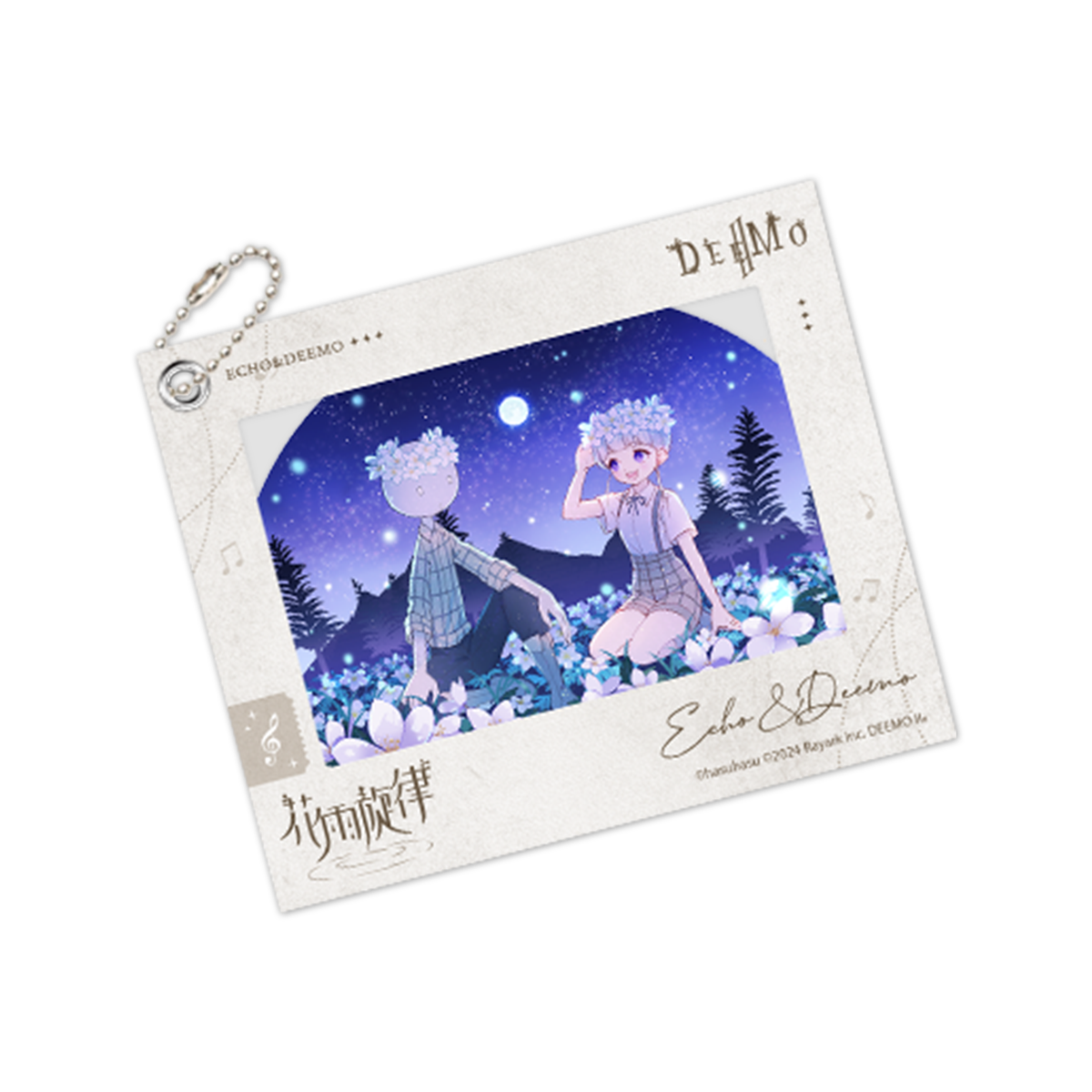 DEEMO II| Dawn of Flower Rhythm |Paper Clip Photo Card Pendant