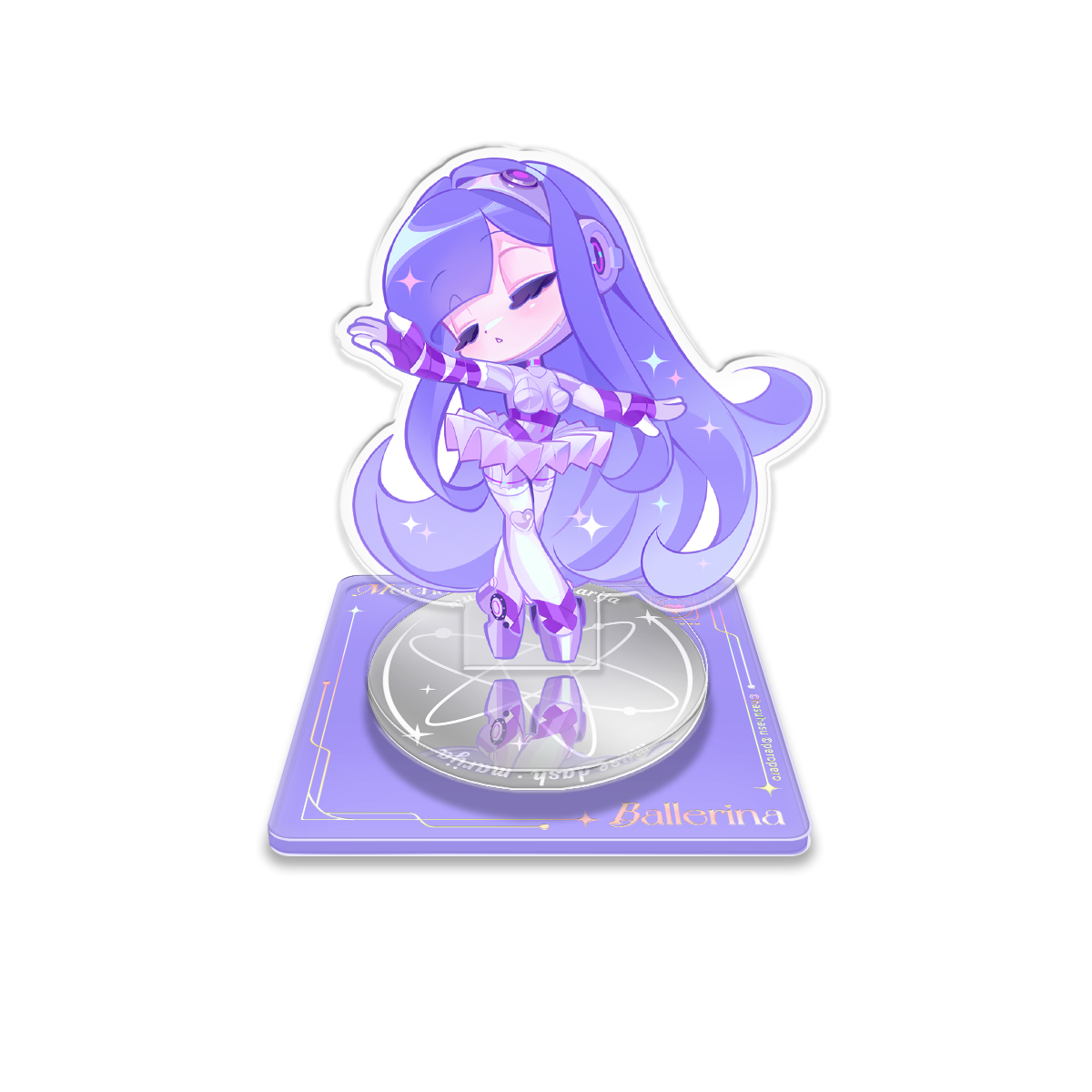 Muse Dash| Mechanical Ballerina Marija |Chibi Rotatable Standee