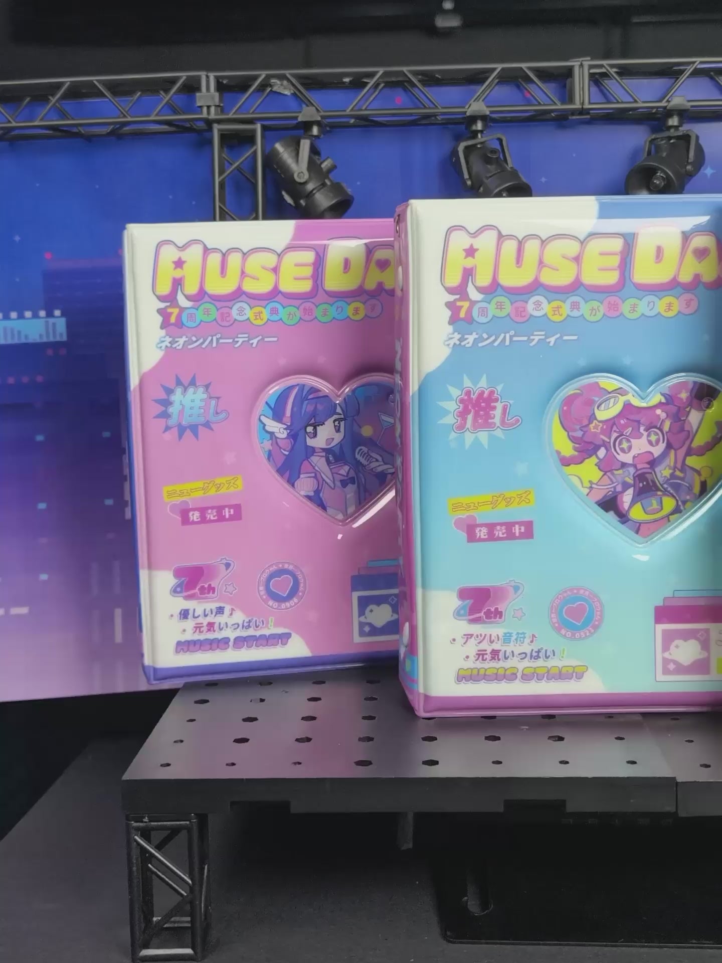 Muse Dash Neon Party 2-pocket Refillable Card Album – hasuhasugoods