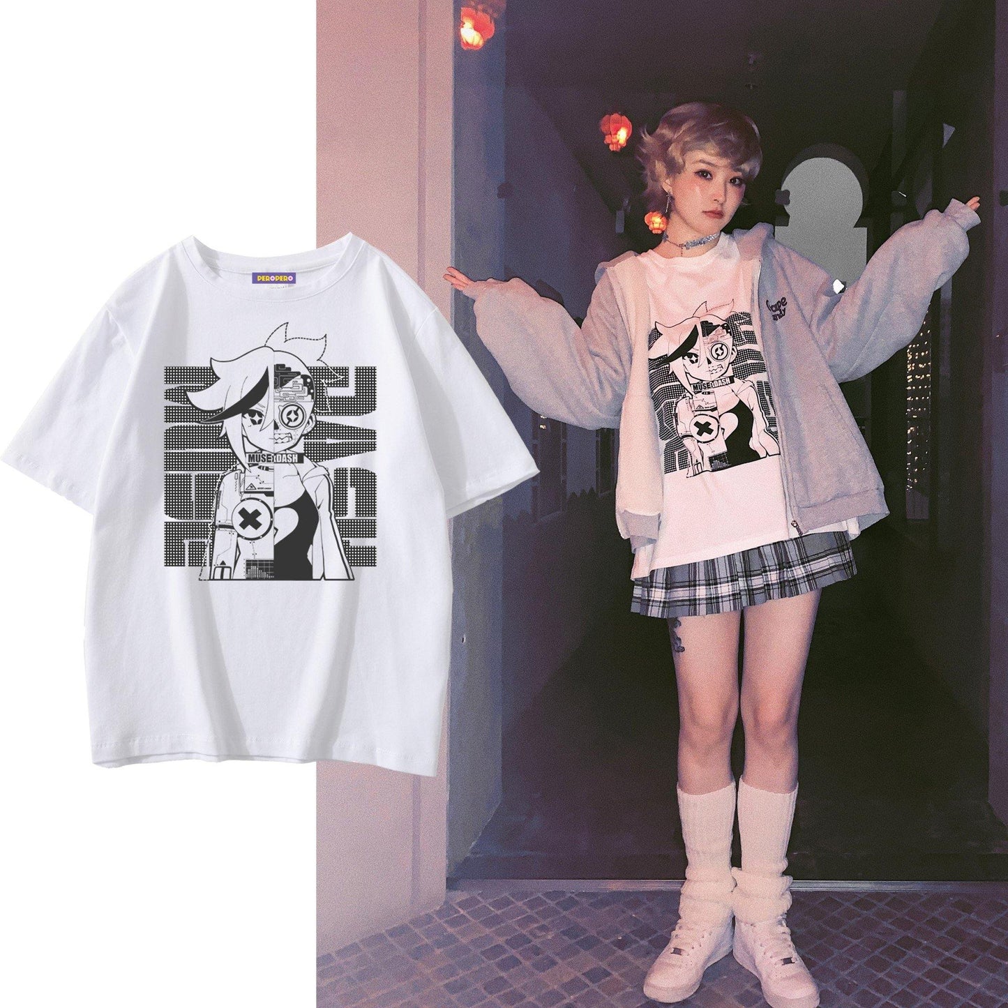 【Muse Dash】机械少女凛 短袖T恤 - peropero store